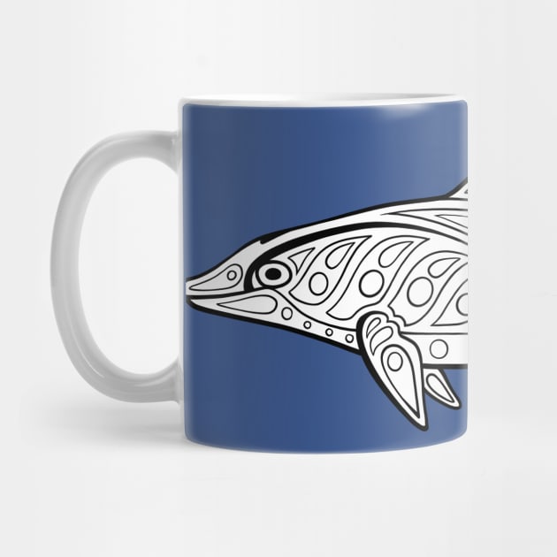 Native Inspired Bottlenose Dolphin by DahlisCrafter